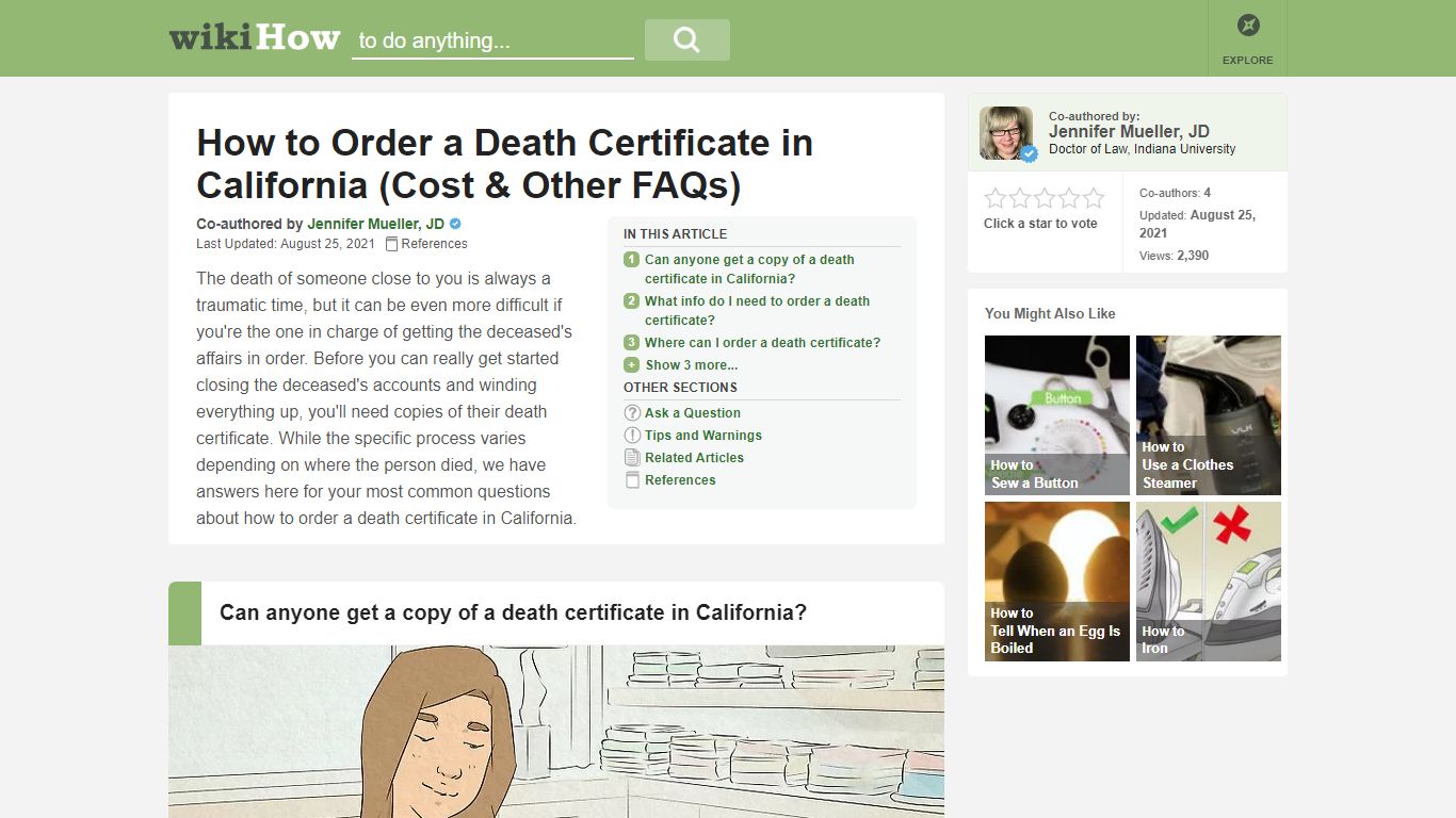 How to Order a Death Certificate in California (Cost & Other FAQs)